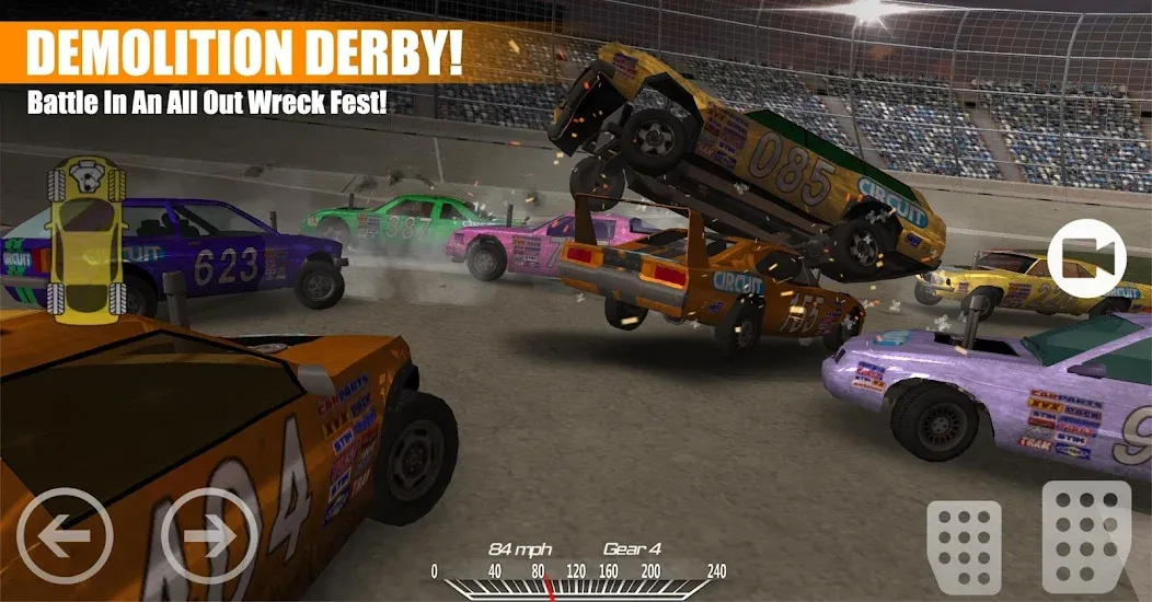 Demolition Derby 2 [MOD: безлимитные деньги и топливо] Screenshot 1
