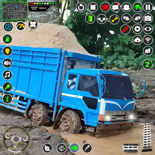 Mud Truck Runner Simulator 3D [MOD: безлимитные деньги и топливо] Screenshot 1