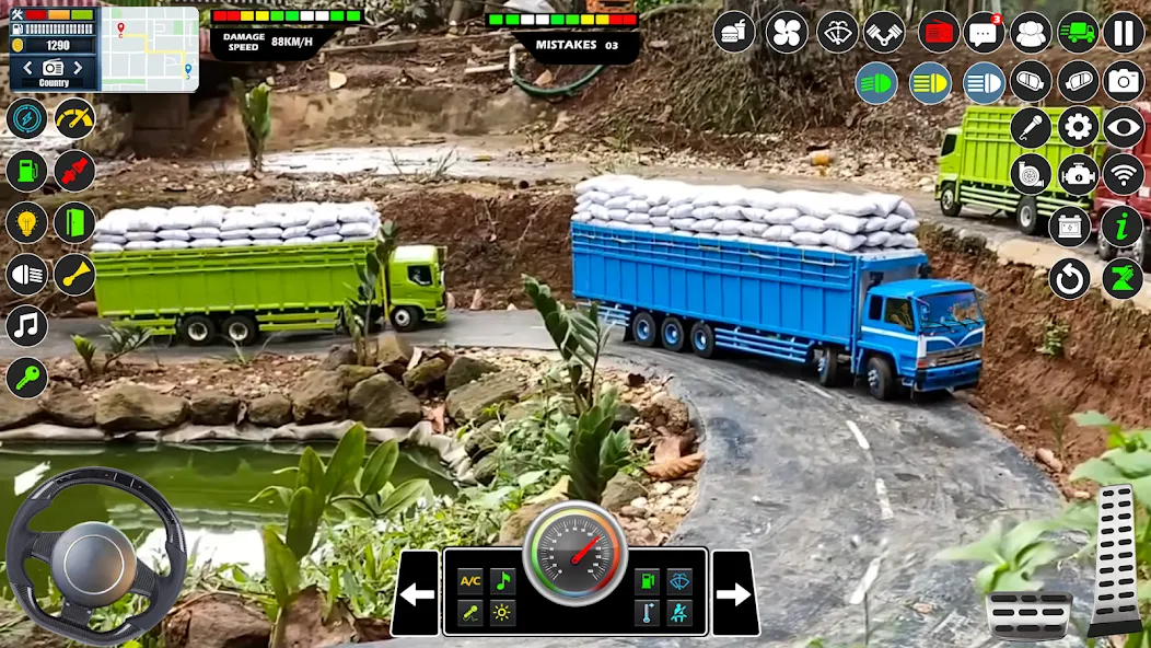 Mud Truck Runner Simulator 3D [MOD: безлимитные деньги и топливо] Screenshot 3
