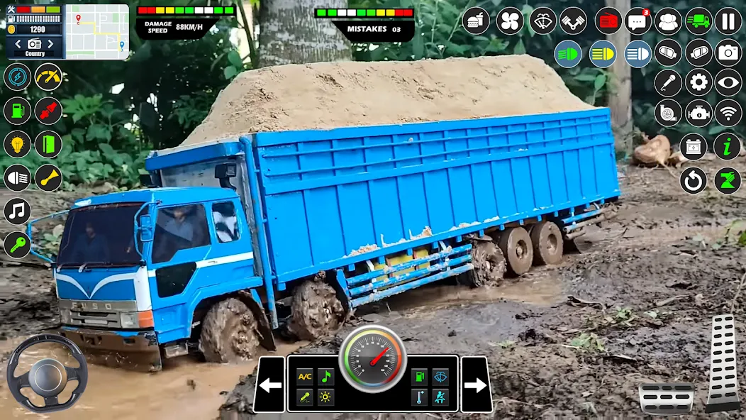 Mud Truck Runner Simulator 3D [MOD: безлимитные деньги и топливо] Screenshot 4