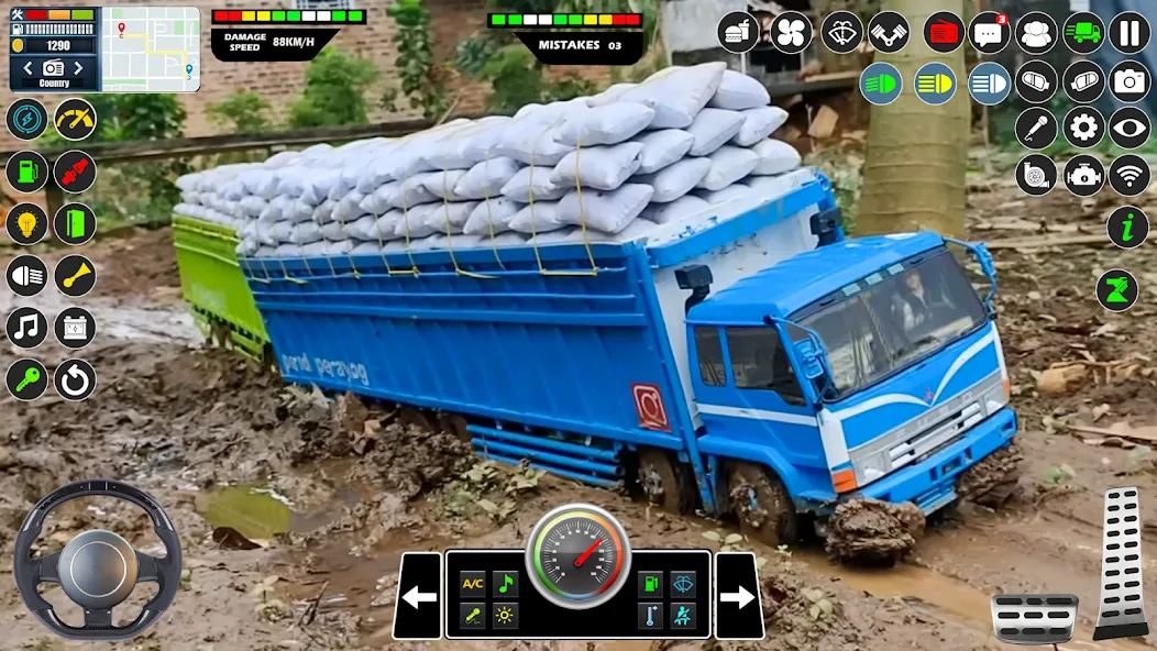 Mud Truck Runner Simulator 3D [MOD: безлимитные деньги и топливо] Screenshot 5