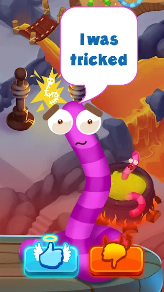 Worm out: Brain teaser games [MOD: без рекламы и все уровни открыты] Screenshot 3