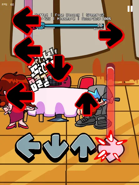 GF Buffet Night Burstin Mod [MOD: безлимитные деньги и ресурсы] Screenshot 4