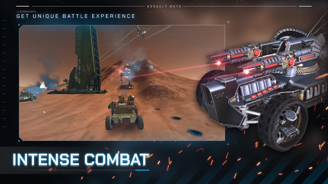 Assault Bots: Multiplayer [MOD: безлимитные деньги и усиленные роботы] Screenshot 4