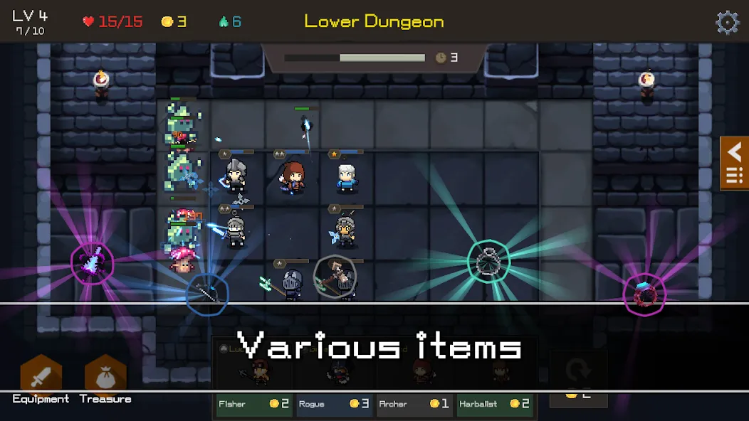 Dunlight : Random Defense [MOD: безлимитные ресурсы и усиленная защита] Screenshot 3