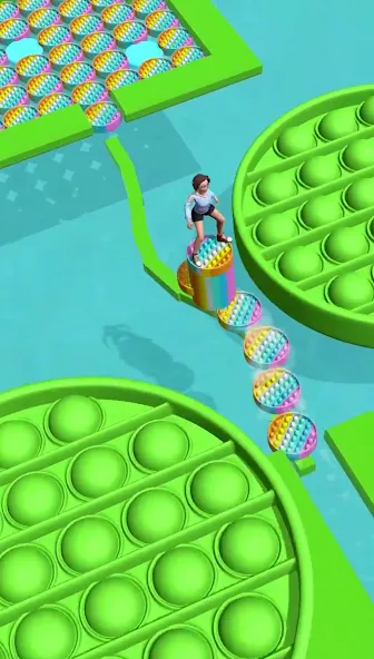 Stacky Dash [MOD: безлимитные монеты и все уровни] Screenshot 2