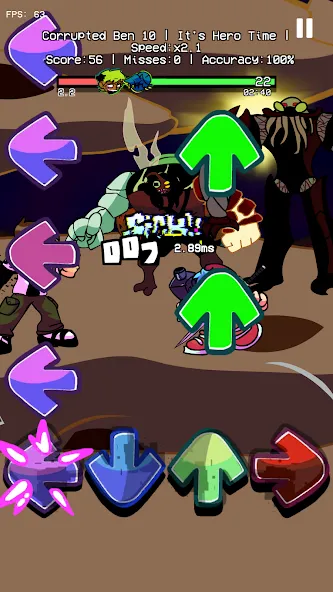 Glitched Legends Battle Mod [MOD: безлимитные ресурсы и усиленные герои] Screenshot 1