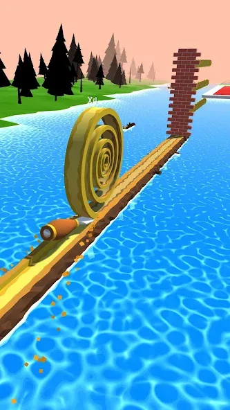 Spiral Roll [MOD: безлимитные деньги и алмазы] Screenshot 2