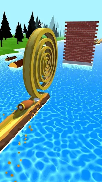 Spiral Roll [MOD: безлимитные деньги и алмазы] Screenshot 3
