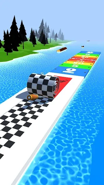 Spiral Roll [MOD: безлимитные деньги и алмазы] Screenshot 4