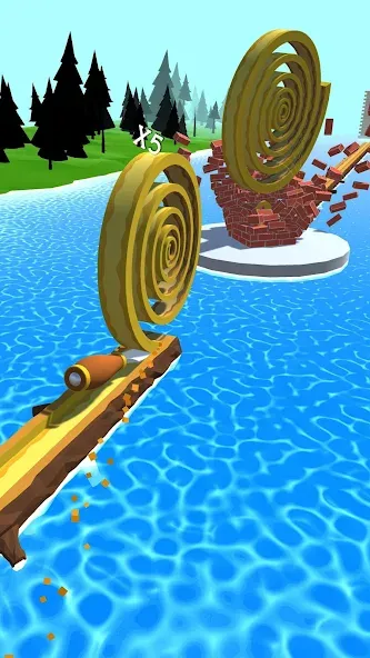 Spiral Roll [MOD: безлимитные деньги и алмазы] Screenshot 5