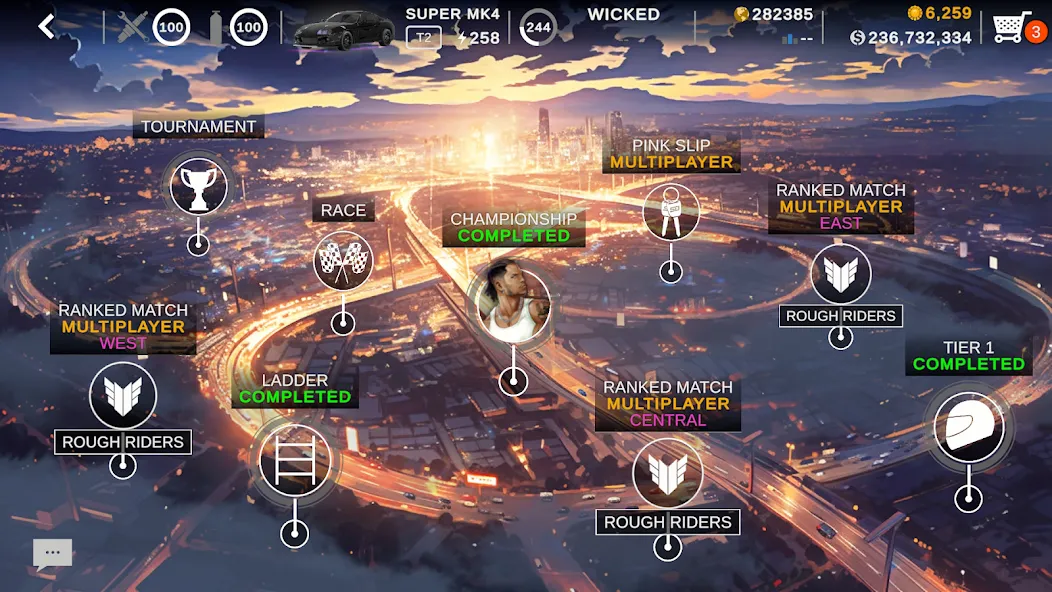 Street Drag 2: Real Car Racing [MOD: безлимитные деньги и топливо] Screenshot 5