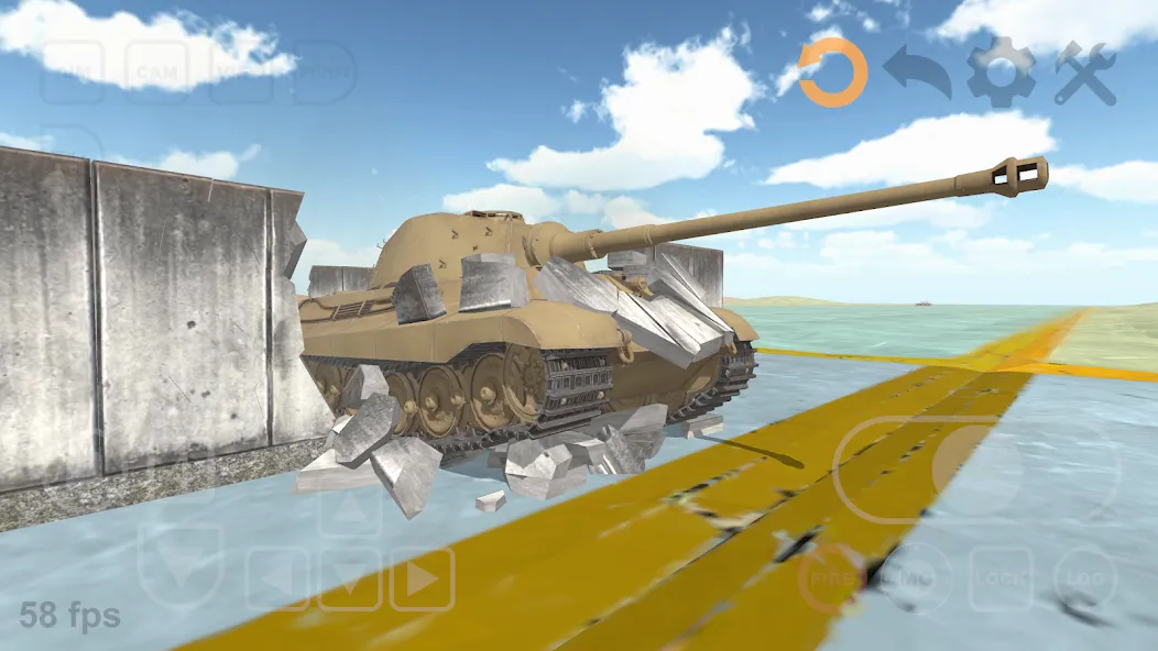 Tank Physics Mobile Vol.3 [MOD: улучшенная физика и танки] Screenshot 1