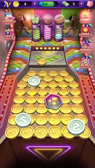 Coin Pusher [MOD: много монет и бонусов] Screenshot 1