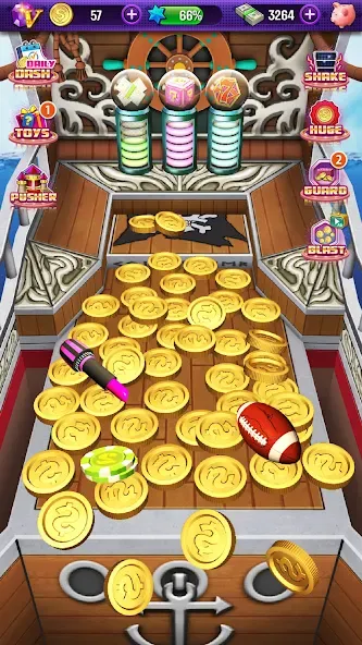 Coin Pusher [MOD: много монет и бонусов] Screenshot 2