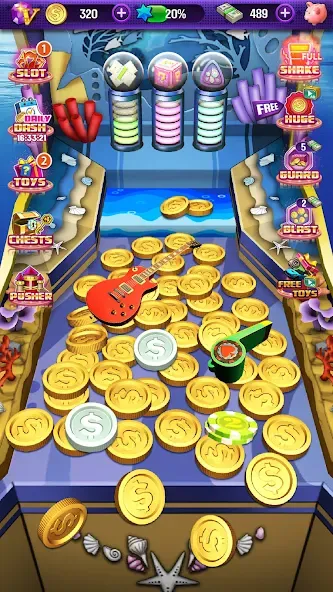 Coin Pusher [MOD: много монет и бонусов] Screenshot 3
