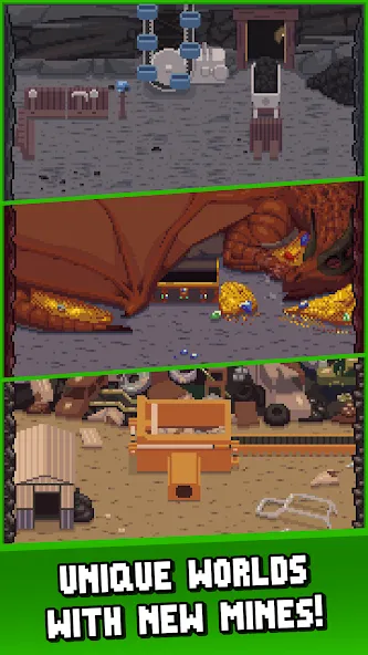 Idle Cave Miner [MOD: безлимитные ресурсы и быстрая добыча] Screenshot 2
