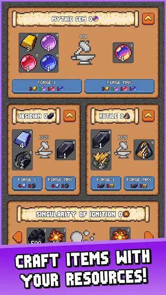 Idle Cave Miner [MOD: безлимитные ресурсы и быстрая добыча] Screenshot 4