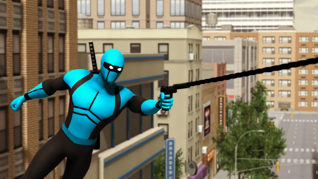 Blue Ninja : Superhero Game [MOD: безлимитные деньги и все уровни открыты] Screenshot 3