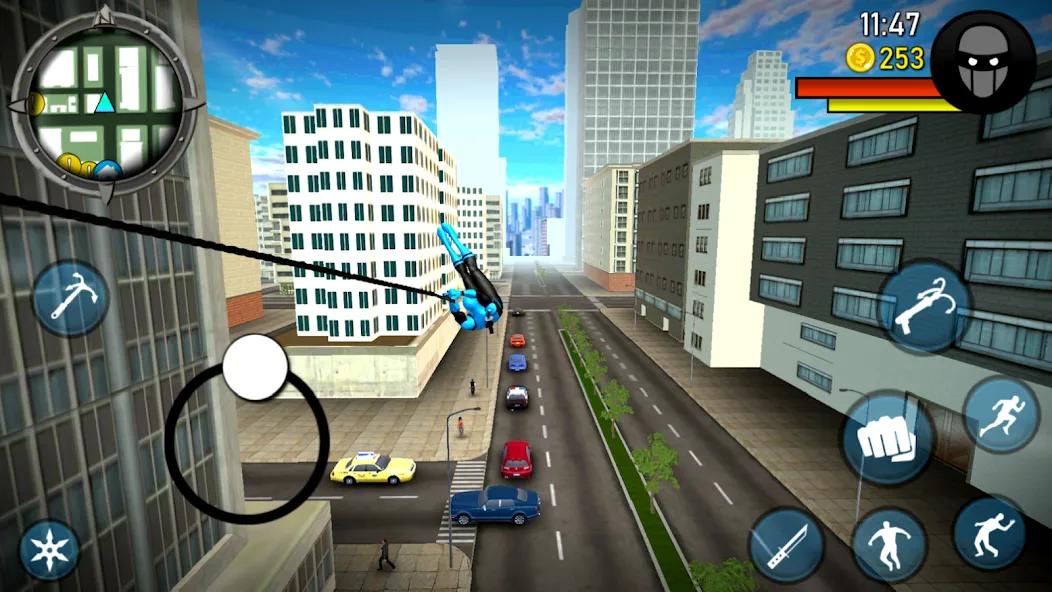 Blue Ninja : Superhero Game [MOD: безлимитные деньги и все уровни открыты] Screenshot 5