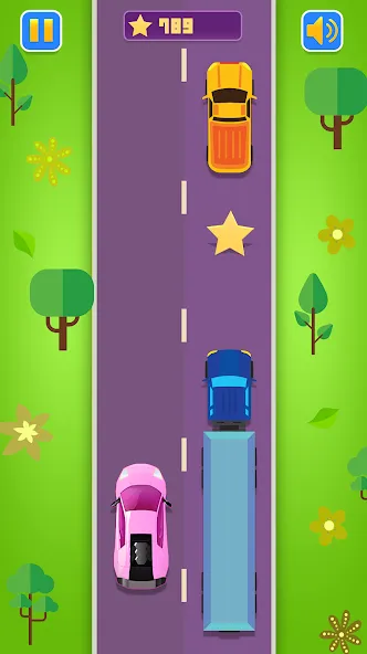 Kids Racing, Racecar Boy Girl [MOD: без рекламы и все машины открыты] Screenshot 1