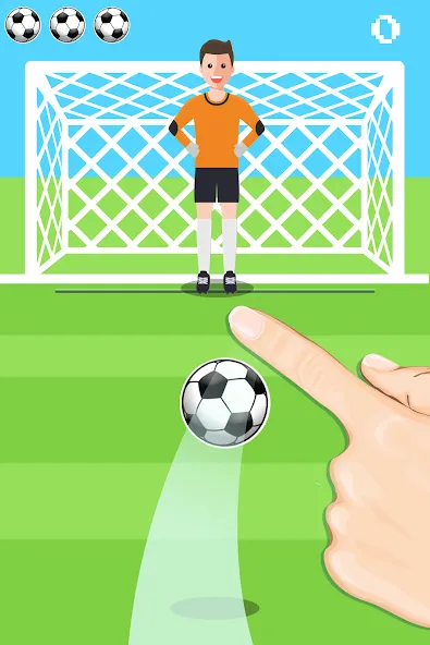 Penalty Shootout Game Offline [MOD: безлимитные монеты и разблокированы все уровни] Screenshot 2