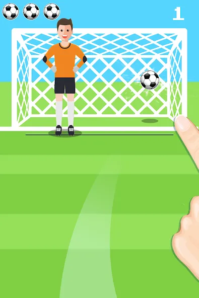 Penalty Shootout Game Offline [MOD: безлимитные монеты и разблокированы все уровни] Screenshot 3