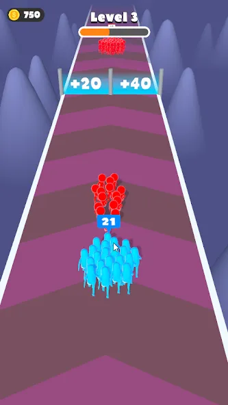 Count Masters: Crowd Runner 3D [MOD: безлимитные деньги и все уровни] Screenshot 1
