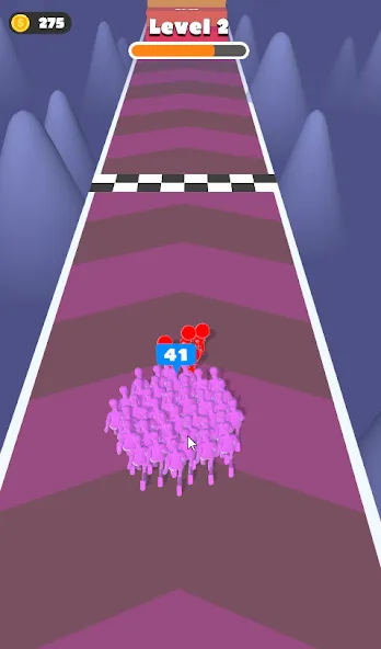 Count Masters: Crowd Runner 3D [MOD: безлимитные деньги и все уровни] Screenshot 2