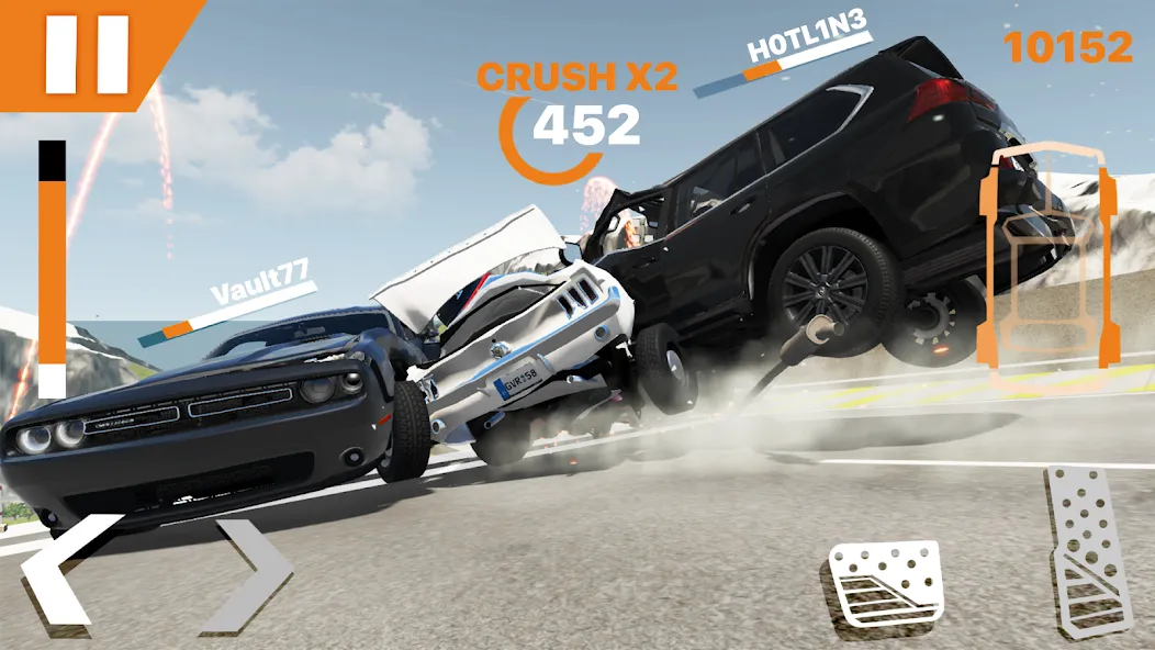 RCC - Real Car Crash Simulator [MOD: безлимитные деньги и все машины] Screenshot 5