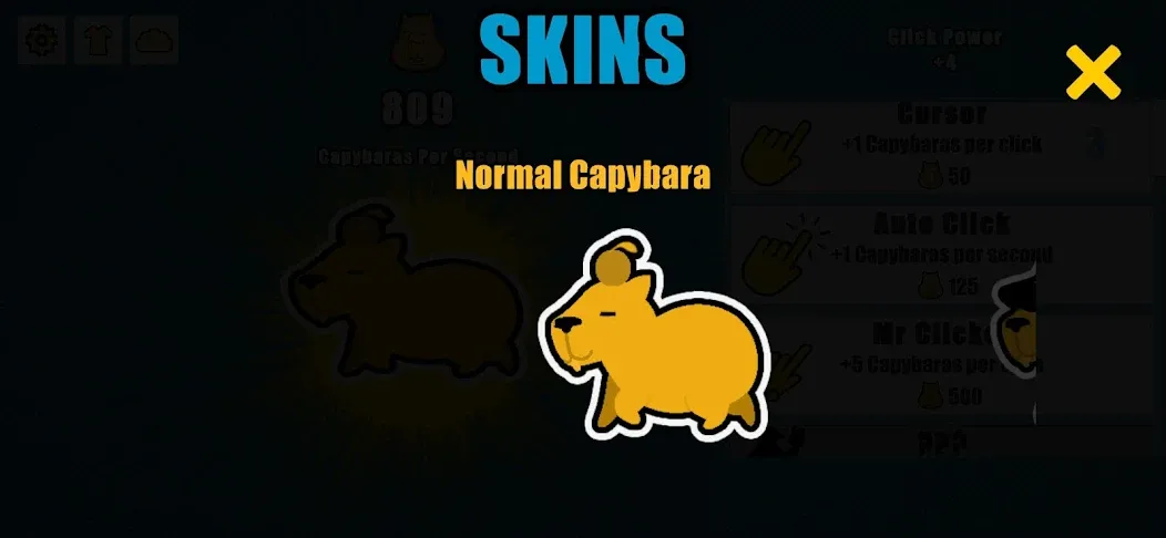 Capybara Clicker [MOD: безлимитные монеты и ускоренная прокачка] Screenshot 3