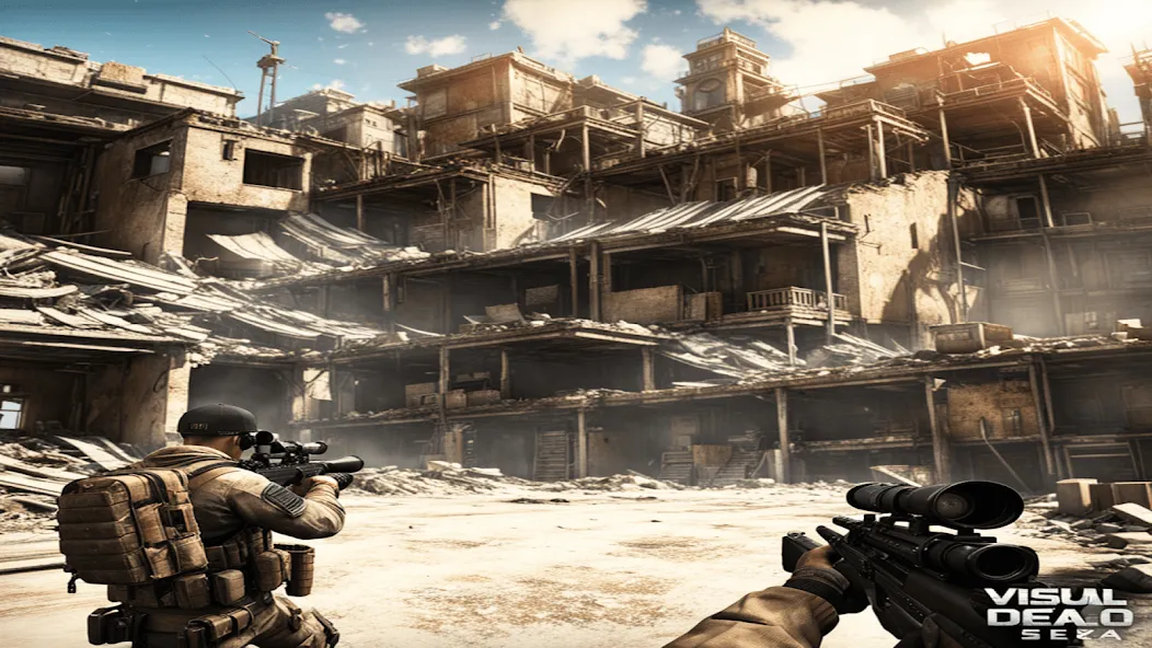 FPS Commando Shooting Games 3D [MOD: безлимитные деньги и оружие] Screenshot 3