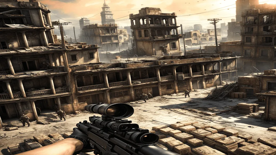 FPS Commando Shooting Games 3D [MOD: безлимитные деньги и оружие] Screenshot 4