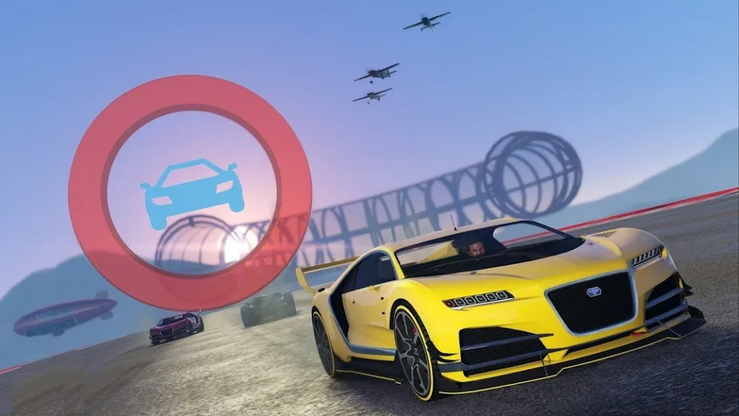 Mega Ramp Car Offline Games [MOD: безлимитные деньги и все машины] Screenshot 1