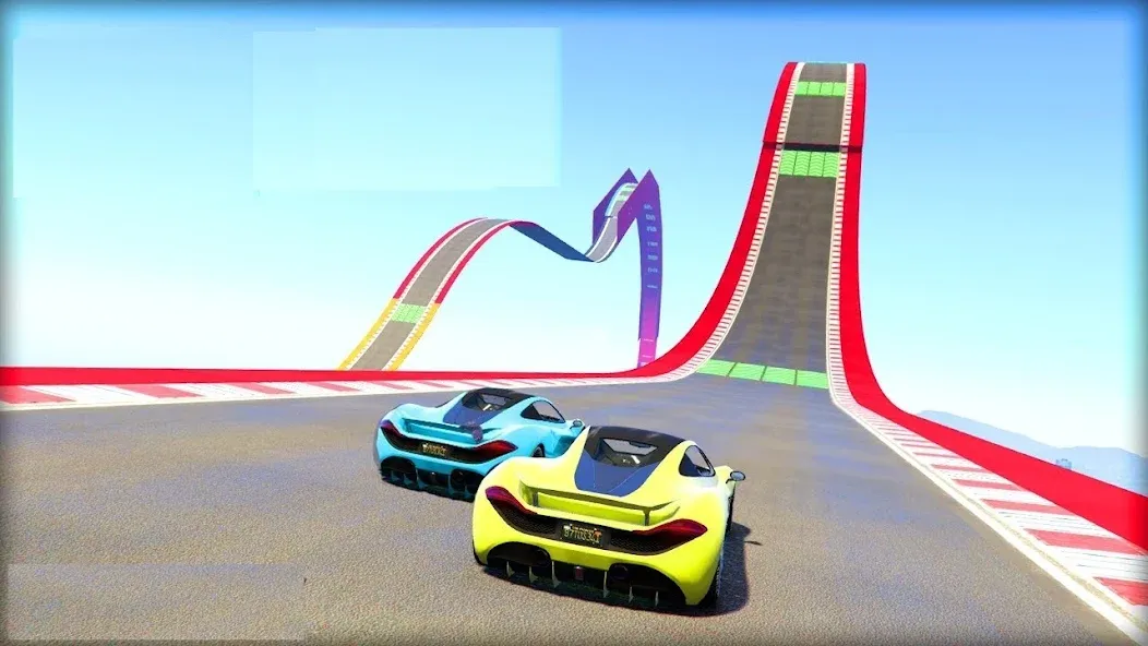 Mega Ramp Car Offline Games [MOD: безлимитные деньги и все машины] Screenshot 2