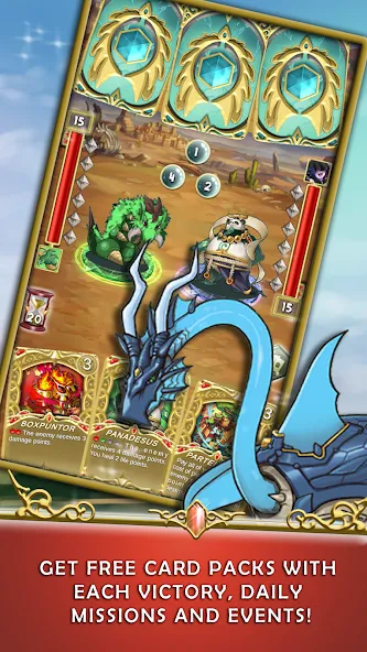 Crystal Soul - TCG Card Battle [MOD: безлимитные деньги и все карты] Screenshot 5