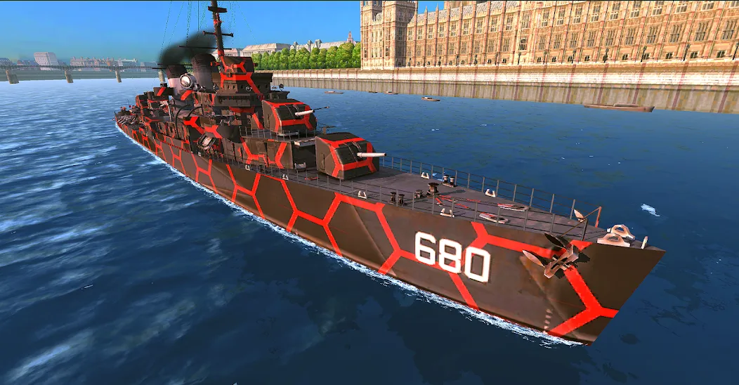 Battle of Warships: Online [MOD: безлимитные деньги и все корабли] Screenshot 1