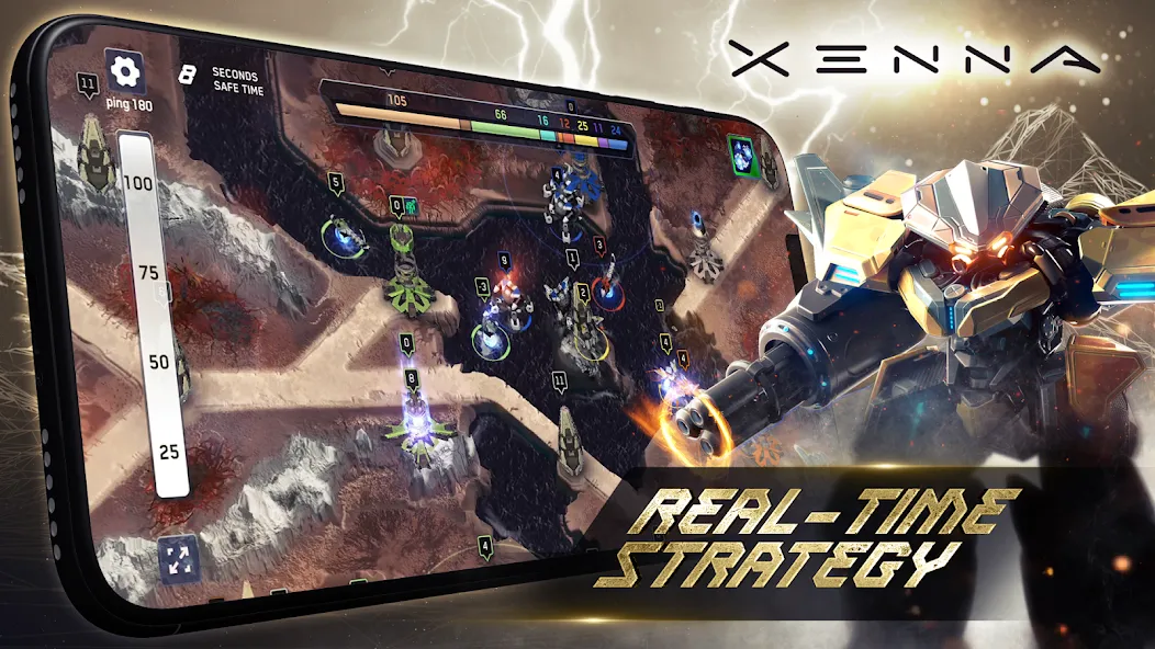 XENNA - MMO Real-time strategy [MOD: безлимитные ресурсы и ускоренное строительство] Screenshot 1