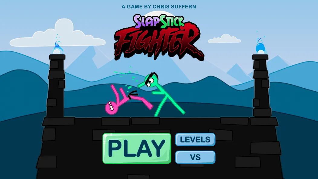 Slapstick Fighter - Fight Game [MOD: разблокированы все бойцы и уровни] Screenshot 1
