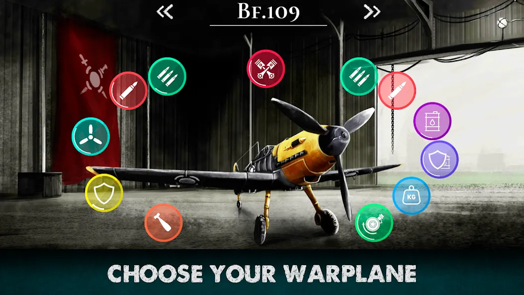 Warplanes Inc WW2 Plane &amp; War [MOD: безлимитные деньги и все самолеты] Screenshot 2