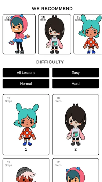 How to draw Toca [MOD: пошаговое рисование персонажей] Screenshot 1