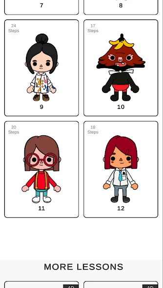 How to draw Toca [MOD: пошаговое рисование персонажей] Screenshot 3