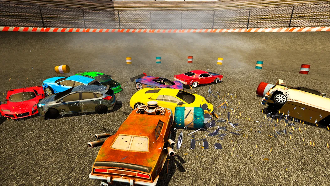 Demolition Derby Mad Car Crash [MOD: безлимитные деньги и топливо] Screenshot 5