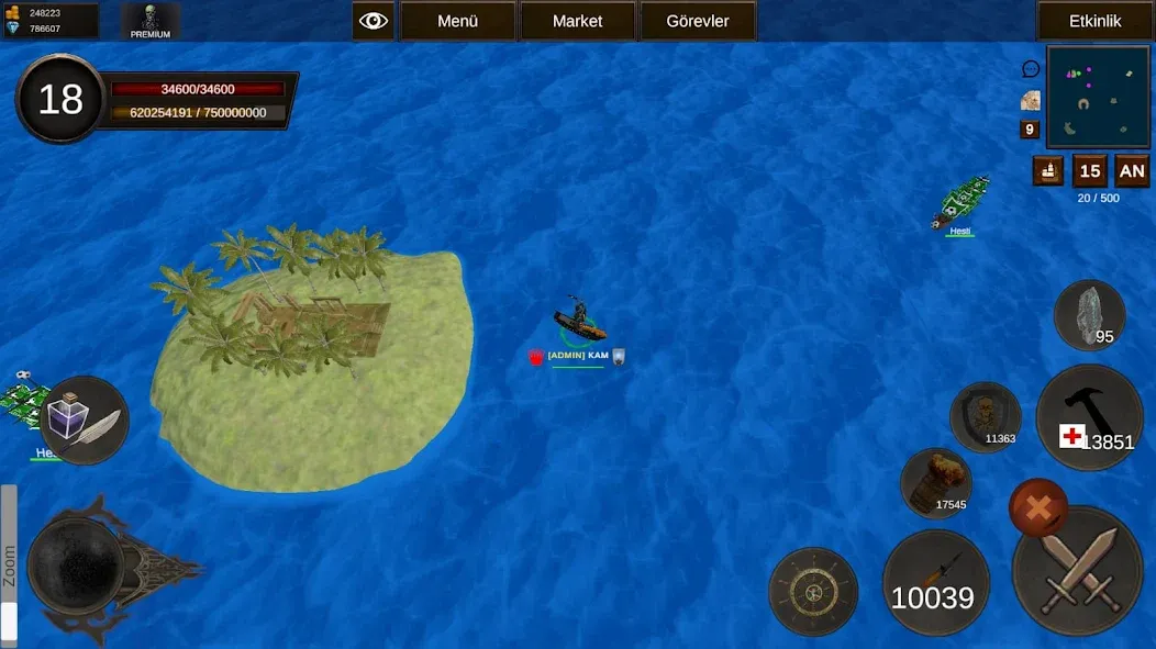 Naval Battle Online [MOD: безлимитные ресурсы и мощный флот] Screenshot 3