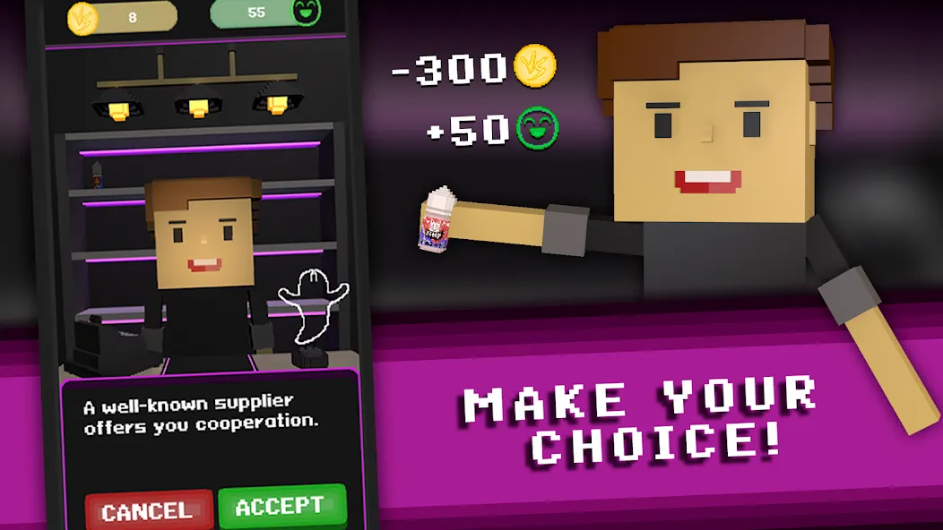 Vape Boss: Shop Simulator 3D [MOD: безлимитные деньги и ресурсы] Screenshot 1