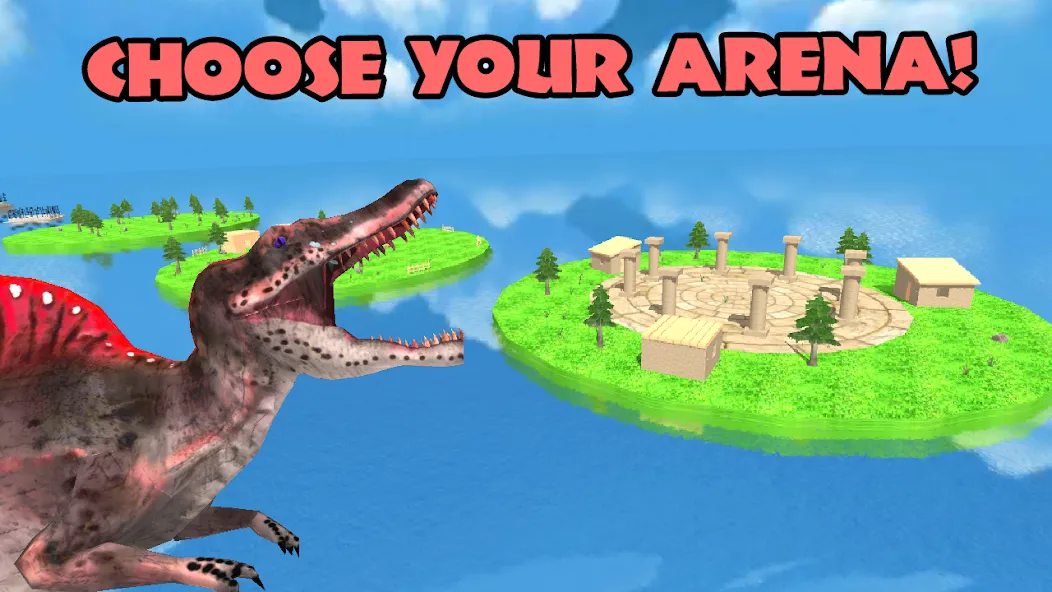 Dino Battle Arena Lost Kingdom [MOD: много денег и все динозавры открыты] Screenshot 2