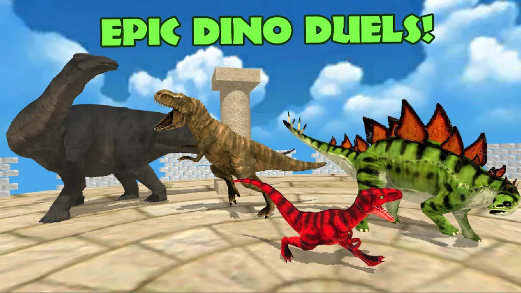 Dino Battle Arena Lost Kingdom [MOD: много денег и все динозавры открыты] Screenshot 3