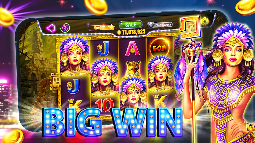 Old Vegas Slots - Casino 777 [MOD: безлимитные монеты и джекпоты] Screenshot 1
