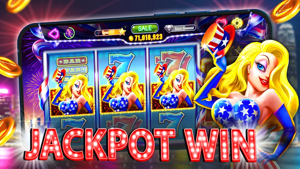 Old Vegas Slots - Casino 777 [MOD: безлимитные монеты и джекпоты] Screenshot 5