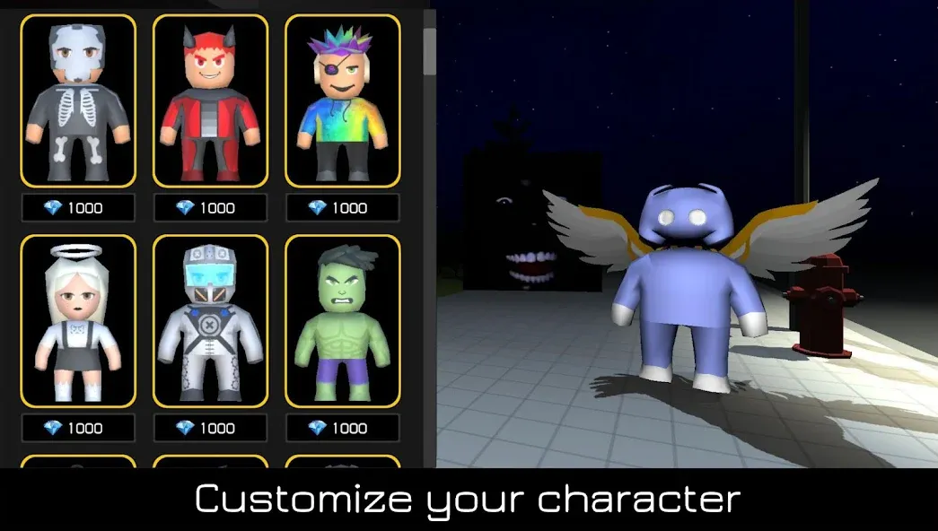 Nextbots Online: Sandbox [MOD: бесконечные монеты и открыты все карты] Screenshot 4